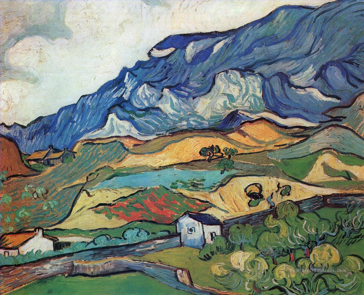 Les Alpilles Montagne Paysage près de Reme Vincent van Gogh Peintures à l'huile